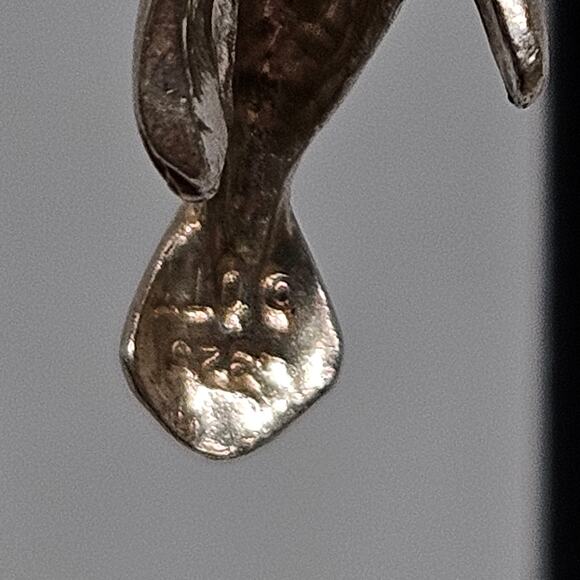 Manatee Gentle Sea Cow Coastal 925 Sterling Silver Dangle Drop Earrings - Picture 6 of 6